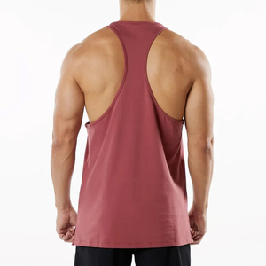 Camiseta sin mangas para hombre con bordado de poliéster y spandex, camisetas sin mangas para hombre con sublimación, camiseta sin mangas lisa para entrenamiento para hombre - Product Image 2