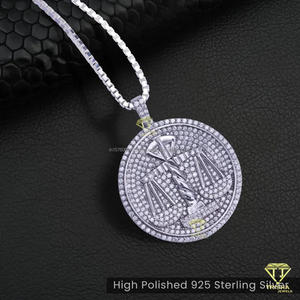Pendentif licorne fait main avec un design de bijoux hip-hop luxueux et une finition de haute qualité - Product Image 6