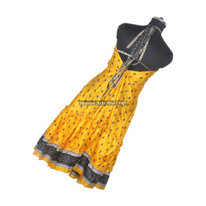 Vestido Sari de Seda Vintage Indio para Mujer, Vestido Informal sin Mangas para Mujer, Ropa de Fiesta de Primera Calidad, Elegante para Cena - Product Image 2