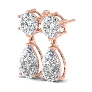 Boucles d'oreilles pendantes en argent sterling 925 avec diamants de laboratoire REYES, prix d'usine, vente en gros, pour femmes, bijoux de luxe, cadeau de fiançailles - Product Image 3