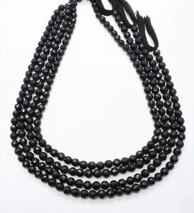 Natural Black Spinel Faceted Round <b>Ball</b> Beads 6 MM Black Spinel Gemstone Beads 14 Inch Faceted Black Spinel Round Beads Jewelry - Product Image 1