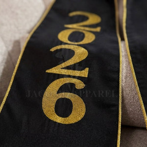 School College University <b>Graduation</b> <b>Sash</b> With Custom Printed Name Logo Year For Student <b>Graduation</b> Ceremony Party And Gift - Product Image 4
