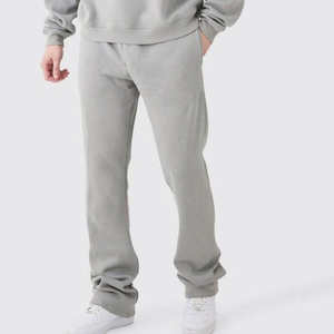 Conjunto Deportivo de Hombre con Pedrería, de Alta Calidad, Estilo Flare, 100% Algodón, Corte Ajustado, Estilo Urbano, Diseño Liso - Product Image 3