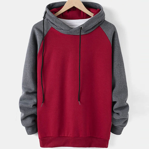 Sweat-shirts à capuche pour hommes grande taille, en polyester/rayonne, couleur unie, logo personnalisé de haute qualité, style streetwear pour les vacances de printemps - Product Image 1