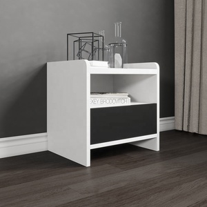 Muebles de dormitorio de Material de madera de diseño moderno para Hotel, cama de tapicería moderna para hoteles y albergues - Product Image 4