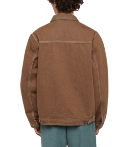 Veste de travail personnalisée en toile épaisse doublée avec fermeture éclair pour homme, veste d'hiver de style décontracté, veste de charpentier - Product Image 2