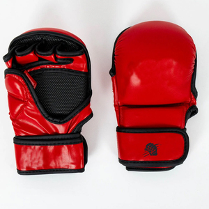 Guantes Profesionales de MMA de Cuero, Material Impermeable y Duradero para Entrenamiento Deportivo - Product Image 1