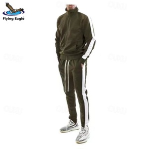 High Quality Unisex Tracksuit Full <b>Zip</b> <b>Hooded</b> Jogging Suit Custom Design Printed Sportswear Gym Running Training Wear 2 1 Design - Product Image 2