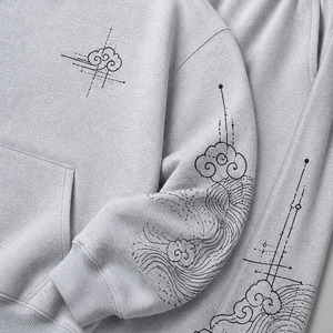 Ensemble de survêtements en coton personnalisés de haute qualité pour hommes, avec impression sérigraphique personnalisable, technique ODM, streetwear décontracté - Product Image 2