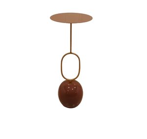 Manufacturer & Supplier of Furniture Best Seller Aluminium Side <b>Table</b> With <b>Marble</b> Top for Home Hotels & Restaurants Decoration - Product Image 5