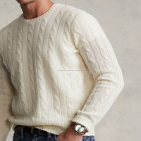 Nouvelle Arrivée Hiver – Chemise Homme Manches Courtes Col Rond Laine/Cachemire Épaisse Respirante Anti-Plis Séchage Rapide Patchwork Avant