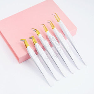 Nouveau Style 90 degrés méga Volume cils pince à épiler Grip Eye Lash Extension beauté pince à épiler pour Party Salon bricolage cils Extension douce - Product Image 6