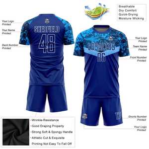 Uniformes de Fútbol Personalizados 2026 con Nombre y Número, Camisetas y Pantalones Cortos de Secado Rápido, Transpirables, Manga Corta, Ropa Deportiva - Product Image 2