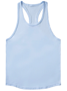 รับผลิตเสื้อกล้ามออกกำลังกายผู้ชายแบบขายส่ง OEM ผ้าตาข่าย 180 GSM ผลิตจำนวนมากภายใต้แบรนด์ของคุณเอง - Product Image 3