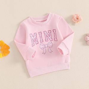 OEM Premium 100% Vêtements en coton de haute qualité Tenues assorties pour mères et enfants Choix de couleurs personnalisées pour bébés filles à la mode - Product Image 5