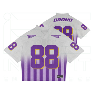 Camiseta deportiva de malla para hombre, estilo vintage, retro, de fútbol, de corte holgado, personalizada, de peso pesado - Product Image 1