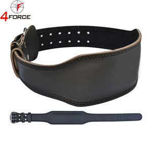 Heavy Duty Powerlifting Belt Genuine Leather Gym Belt Adjustable Double Prong <b>Back</b> <b>Support</b> OEM Custom Factory Manufacturer - Product Image 1