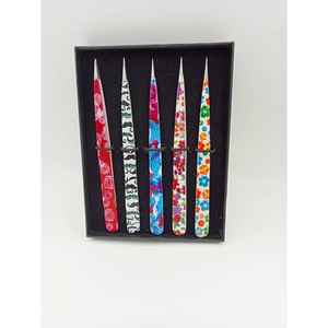 Pinzas Profesionales de Alta Gama para Cejas con Punta Puntiaguda, Ligeras y Ecológicas, Diseño de Lujo, Modelo 300, de Pakistán - Product Image 3