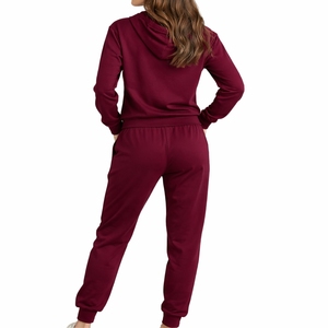 Ensemble de survêtement décontracté pour femme en coton doux, sweat à capuche confortable avec cordon de serrage, nouveau survêtement élégant - Product Image 2