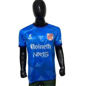 Camiseta de Fútbol a Rayas con Estampado por Sublimación Deportiva Transpirable, Jersey Retro Personalizado con Nombre del Equipo y Nombre del Jugador en la Parte Delantera - Product Image 1