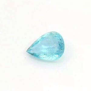 Piedra Preciosa Natural de Aguamarina Azul Corte Pera de Brasil, Genuina y Suelta para Joyería Fina, Colección o Regalo - Product Image 1