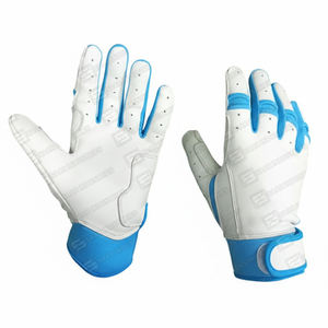 Guantes de Bateo de Béisbol SAAR INDUSTRIES de Alta Calidad, Nuevos, Multicolores, de Cuero, Ambidiestros, Duraderos, con Cierre de Velcro, Precio al por Mayor - Product Image 1