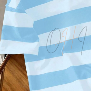 Camiseta Personalizada para Hombre, de Felpa Sólida y Transpirable, de Algodón, Manga Corta, Informal, para Verano, Golf, con Logotipo Frontal, Azul y Blanco, Proveedor Mayorista - Product Image 4