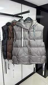 Gilet matelassé unisexe léger pour l'hiver, veste sans manches rembourrée, gilet chaud décontracté pour l'extérieur - Product Image 4