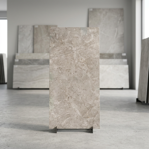 Azulejos de Porcelana Morris Cider 800x1600mm con Aspecto de Mármol Gris, Acabado Brillante y Mate, Antideslizantes, Resistentes a los Ácidos, Formato Grande para Pisos - Product Image 2