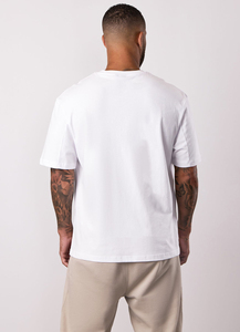 Blank 220 GSM Custom Men's Oversized T-shirt Unisex Streetwear T-Shirt Heavy Weight Plain <b>Tshirts</b> for Printing Streetwear - Product Image 2