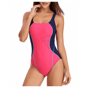 Traje de baño de una pieza sexy azul de moda para mujer al por mayor, bikini de moda para mujer - Product Image 6
