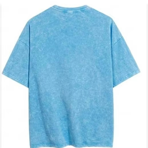 100% Cotton <b>Drop</b> Shoulder <b>Acid</b> Wash Shirt Wholesale Men Clothing - Product Image 2