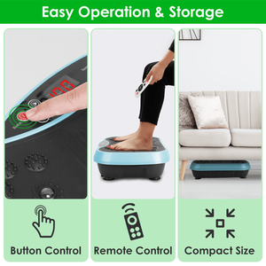 Attrezzatura per Fitness Domestico, Piattaforma Vibrante per Tutto il Corpo, Macchina con Bande di Resistenza ABS, Telecomando, Vibromacchina per Palestra Domestica - Product Image 5