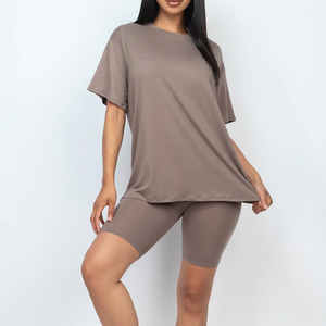 T-shirt Homme Oversize à Manches Courtes, Couleur Unie, en Coton Tricoté, Col Rond, Décontracté, Respirant, Coupe Classique, Longueur Standard, Style Teint Uni - Product Image 1