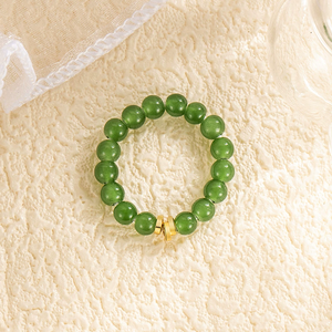 แหวนพลอยหยกวินเทจสำหรับผู้หญิงคลาสสิกผลิตในประเทศจีน - Product Image 3