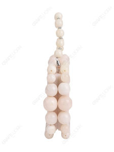 Pochette en résine marbrée avec cadre perlé et chaîne, sac de soirée de créateur pour les acheteurs en gros, OEM et sous marque privée - Product Image 6