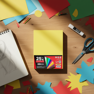 กระดาษการ์ตูลิน่าสีเหลือง 50*65 ซม. สำหรับงานฝีมือ - Product Image 3