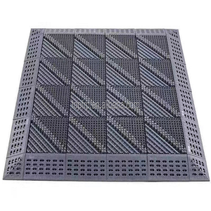 Alfombra de Entrada Antideslizante Moderna, Alfombra Modular de EVA para Eliminar Polvo y Nieve, Revestimiento de Vinilo con Diseño Gráfico - Product Image 1