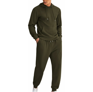 Conjunto Deportivo para Hombre con Sudadera con Capucha, Diseño de Primera Calidad, para Fitness, Jogging, Entrenamiento, Transpirable, Venta al Por Mayor - Product Image 1