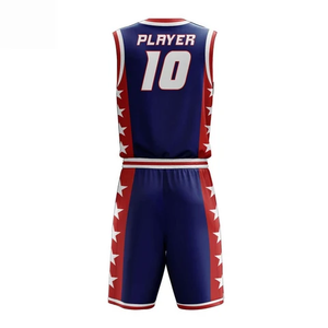 Uniformes de basketball sublimés à manches courtes de qualité supérieure en gros, grandes tailles, produit phare, prix abordable - Product Image 2