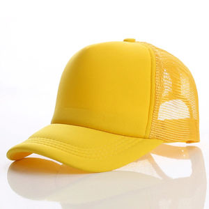 Casquettes de golf en toile respirante et imperméable à 6 panneaux, personnalisables avec logo brodé 3D de poisson, vierges, en mousse, style trucker, pour la vente en gros OEM - Product Image 1