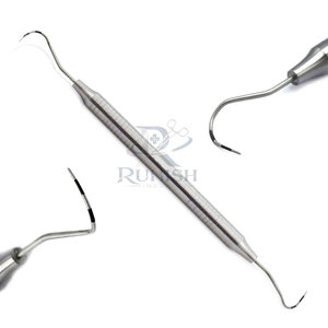 Sondas Exploradoras Combinadas de Doble Extremo, de Acero Inoxidable, Instrumentos Manuales de Diagnóstico Dental, Reutilizables para Examen Oral - Product Image 2