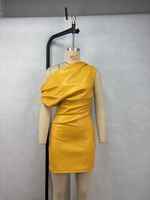 Nouvelle Collection 2026 : Robe Courte Femme Sans Manches en Similicuir PU, Coupe Ajustée et Sexy, Idéale pour Soirées Dansantes et Clubs