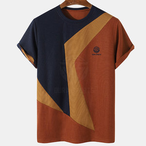 100% Cotton Made Printed Men T-Shirt Loose Fit Short Sleeve Low Price Breathable Lightweight T-Shirt For Men - Product Image 1
