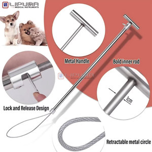 Herramienta Profesional Personalizada de Sujeción de Cerdos de Acero Inoxidable de 18 Pulgadas con Liberación Rápida para Granja, Instrumentos Quirúrgicos Veterinarios - Product Image 3