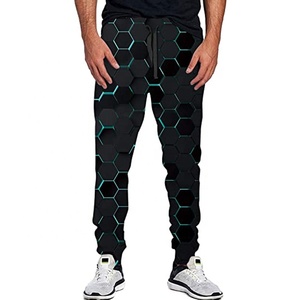 Pantalon de jogging cargo pour homme en polyester/polaire, écologique, respirant, imperméable, léger, décontracté - Product Image 1