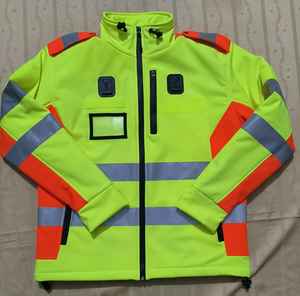 Vêtements de sécurité réfléchissants 100% polyester, veste réfléchissante ANSI, vêtements de travail haute visibilité, sweat-shirt zippé, veste de travail - Product Image 1