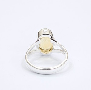 Handcrafted Natural <b>Citrine</b> <b>Ring</b> 925 Sterling Silver Bezel Oval Cut Crystal Jewelry Wedding, Anniversary Gift - Product Image 6