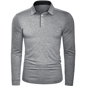 Chemises décontractées pour hommes, nouvelle collection, design tendance, logo personnalisé, couleur unie, respirantes, 100% coton, manches longues - Product Image 4