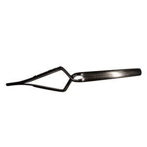 Pince chirurgicale hémostatique Black Coated Bulldog, micro-pince médicale droite pour artères, instrument chirurgical vasculaire - Product Image 4